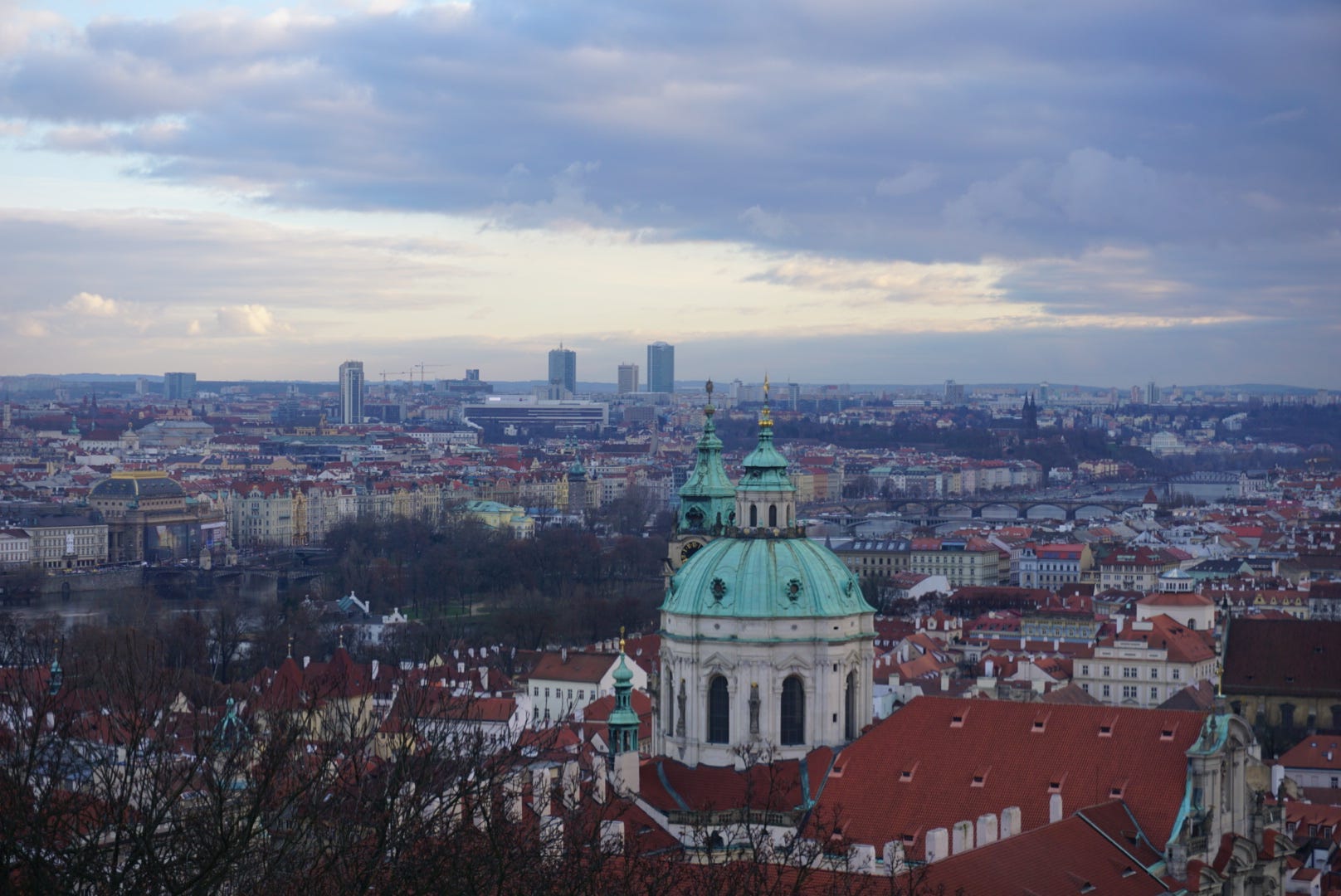 Another view of the Prague skyline. See Charles Bridge from this distant?