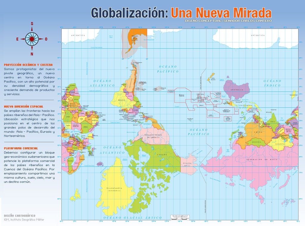 Карты мира — как они выглядят в разных странах - фото 7