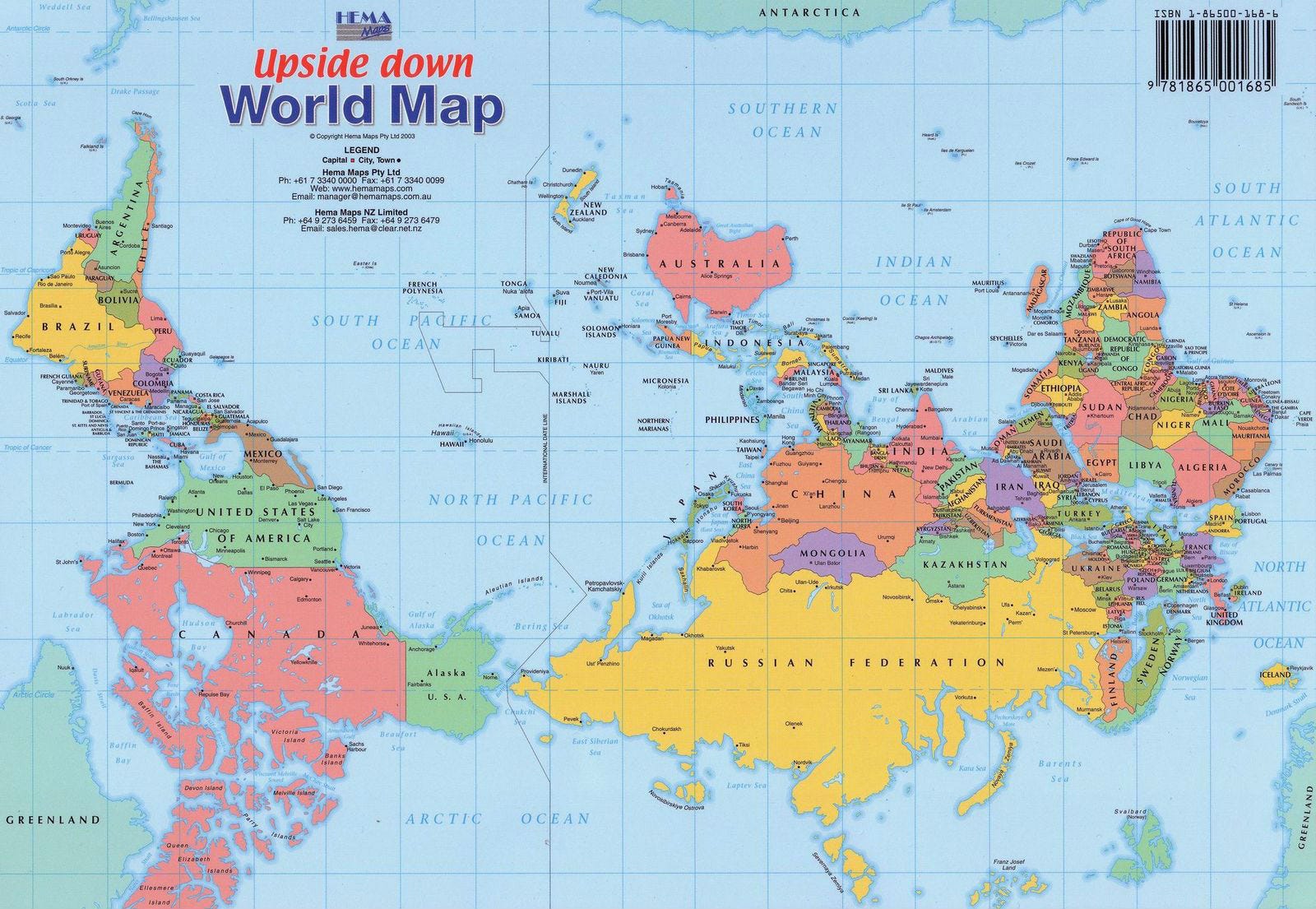 Карты мира — как они выглядят в разных странах - фото 5