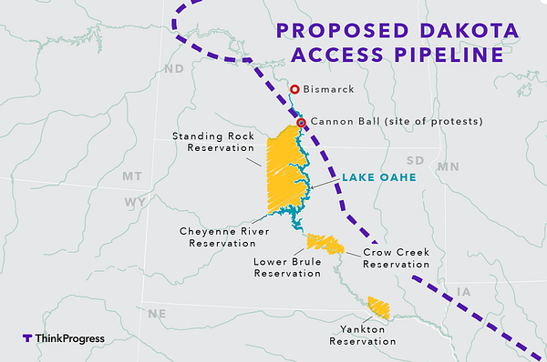 Image result for image of dakota access pipeline