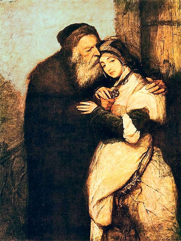 Shylock and Jessica, by Maurycy Gottlieb