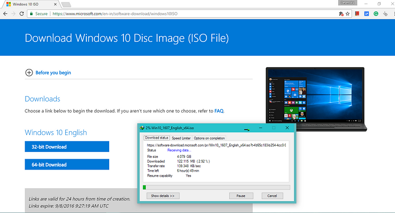 windows 10 iso official