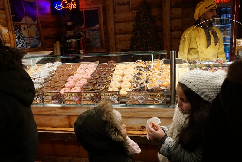 Assortment of donuts, Viennese style